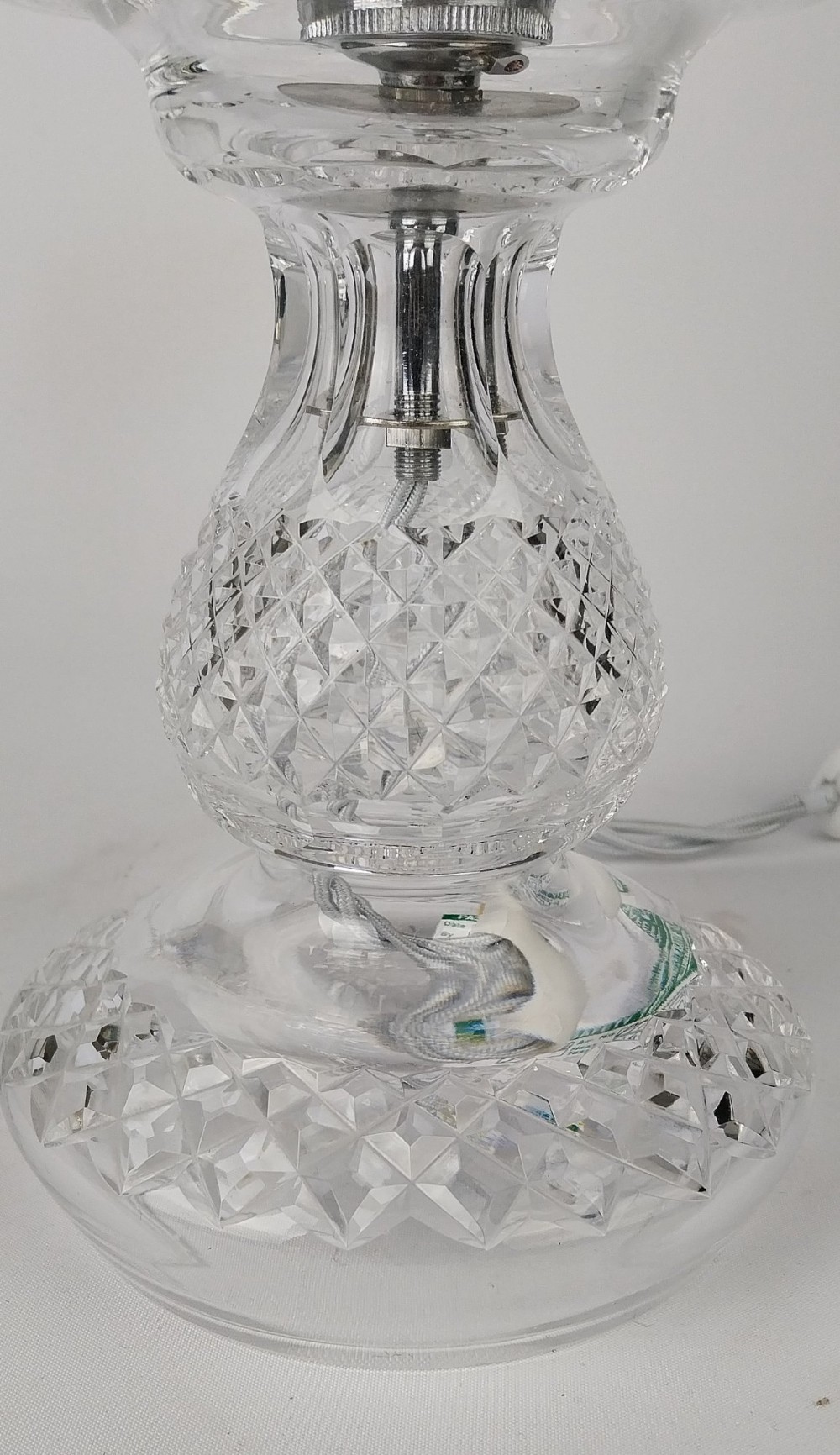 Waterford Alana Pattern Crystal Table Lamp View IV