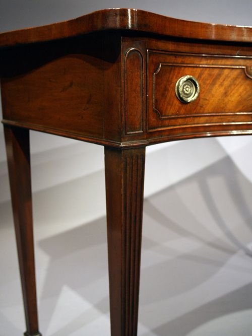 fig 1. Quality Mahogany 1920's two drawer side table