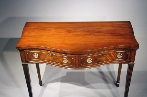 fig 3. Quality Mahogany 1920's two drawer side table