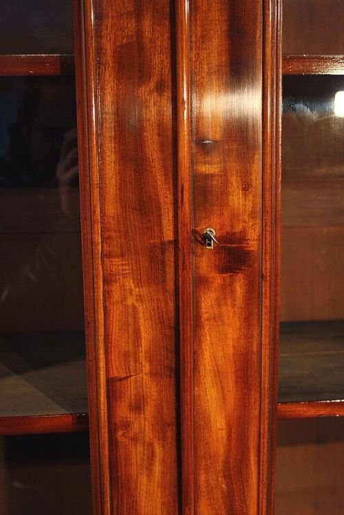 fig 3. Antique Early Victorian Mahogany 2 door bookcase