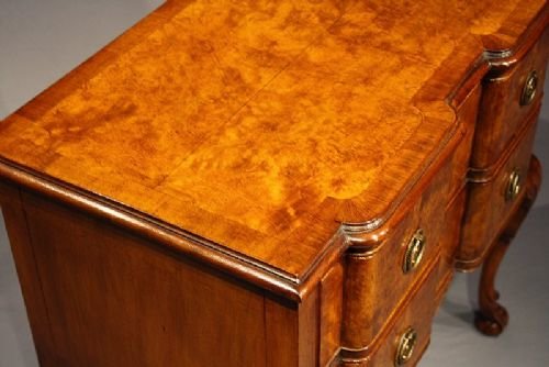 fig 2. Antique Burr Wanut Chest Of Drawers