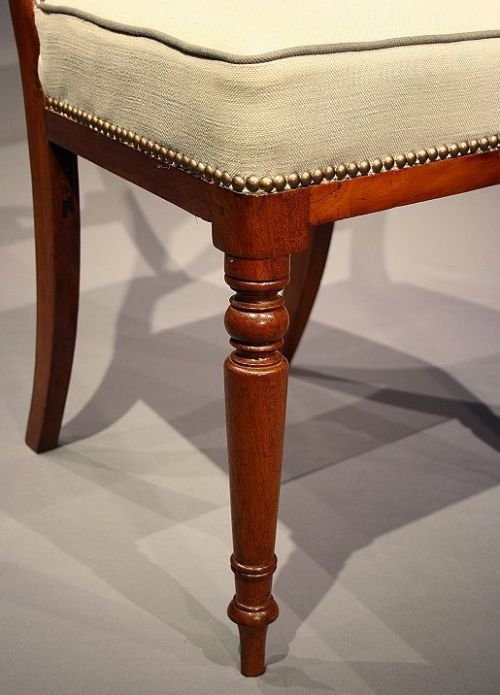 fig 3. Set of 6 Victorian Mahogany Dining Chairs