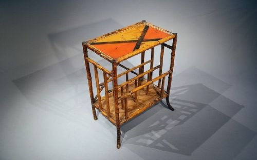 fig 1. Antique Bamboo Side table / Canterbury