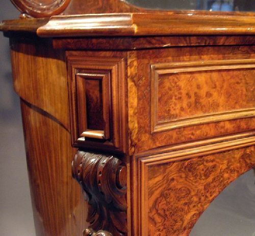 fig 1. Antique Victorian Walnut Chiffonier