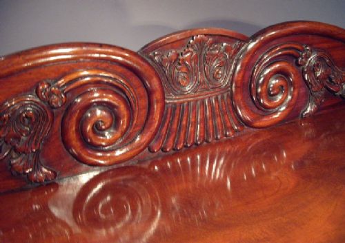 fig 3. Antique 19th c. Flame Mahogany Sideboard