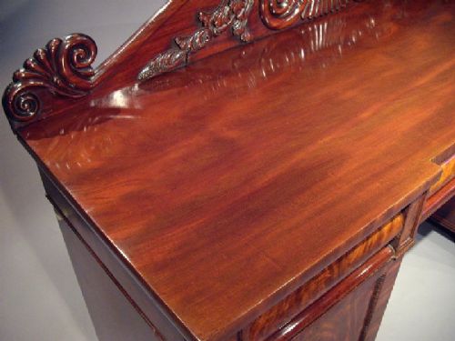 fig 2. Antique 19th c. Flame Mahogany Sideboard