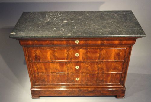 fig 3. Antique Flame Mahogany Commode