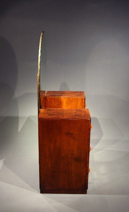 fig 4. Art Deco Walnut Dressing Table with Mirror
