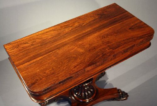 fig 2. WIV Rosewood Card Table