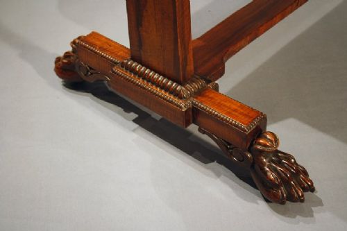 fig 1. Antique Regency Library Table