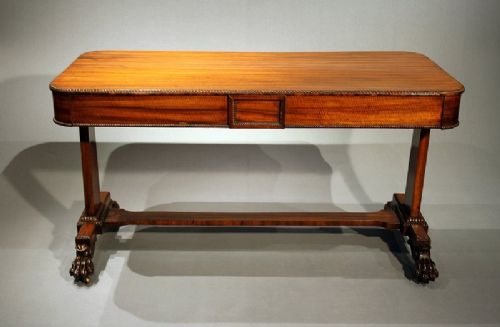 fig 2. Antique Regency Library Table