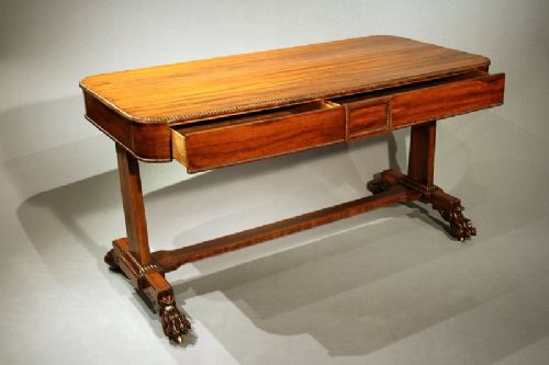 fig 3. Antique Regency Library Table