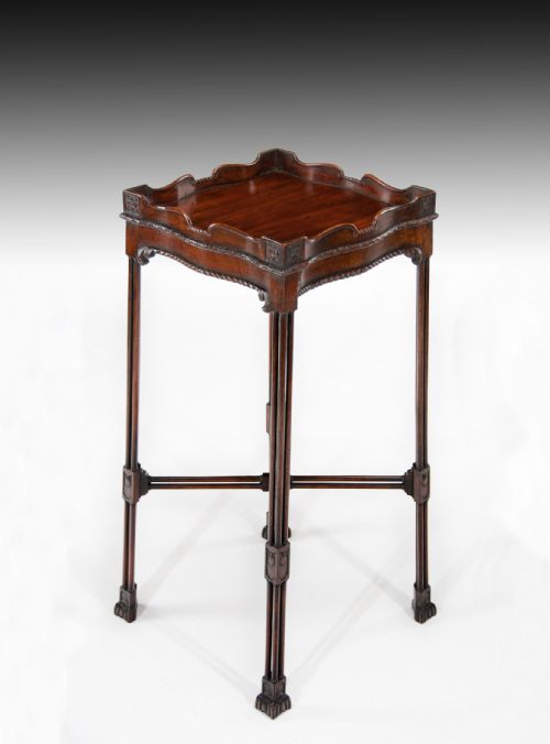 Victorian Mahogany George II Style Occasional Table / Kettle Stand