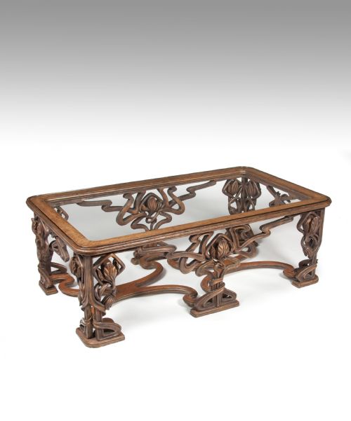 A Superb Italian Gilt Bronze Coffee Table
