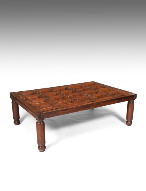 Early 19th Century Indian Door Coffee Table

