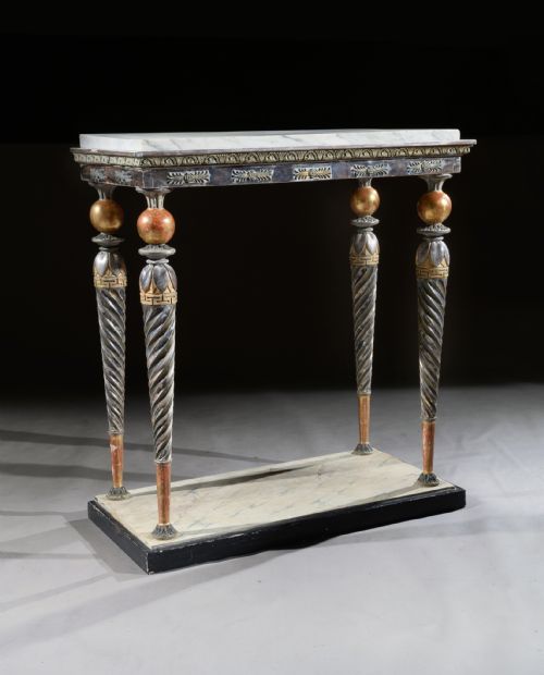 A Fine Swedish Late Gustavian Console Table, Early 19th Century Attributed to Jonas Frisk (Active in Stockholm 1805-1824).
