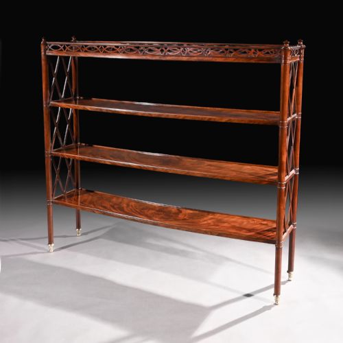 French 19th Century Mahogany Etagere of Large Proportions 
