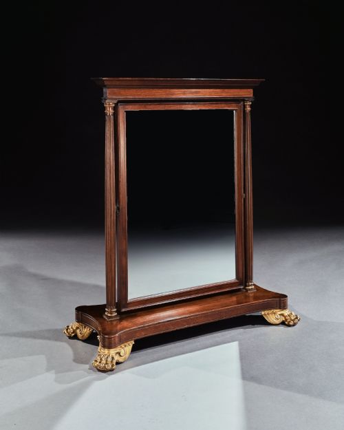 Large 19th Century French 2nd Empire Dressing Mirror
