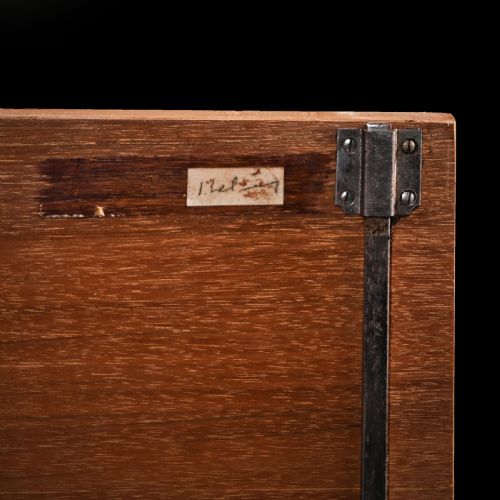 fig 7. Jules Leleu, French Art Deco Walnut Parquetry Buffet Sideboard Signed Jules Leleu