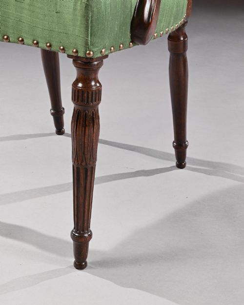 fig 2. Fine Pair of Neo-classical George Iii Armchairs After Robert Adam