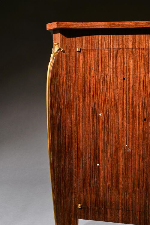 fig 3. Rare Jules Leleu Art Deco Marquetry Sideboard