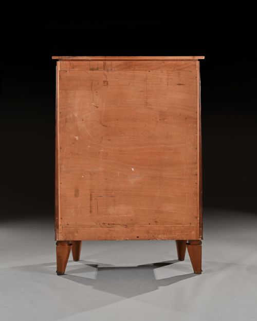 fig 4. A Rare Pair of French Mahogany and Brass Mounted Cabinets Andre Arbus.