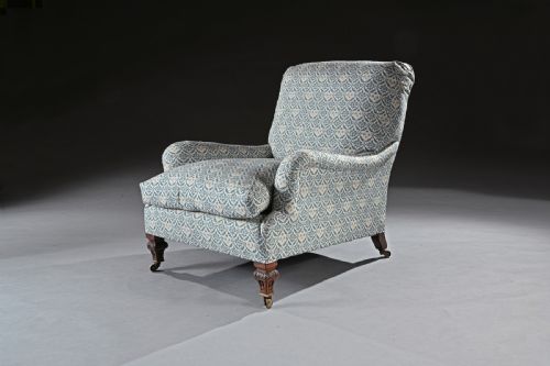 fig 1. Howard and Sons Grafton Armchair 19th Century