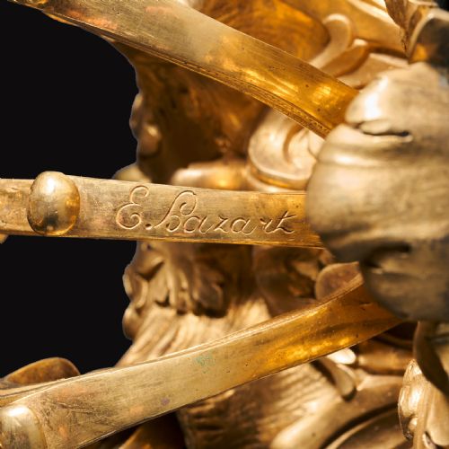 fig 2. A Fine Pair of French Gilt Bronze Wall Lights in the Régence Style by Eugène Hazart, Paris.