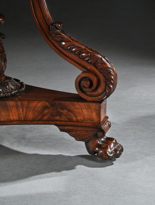 fig 2. Fine Regency Mahogany Centre Table, Possibly a Unique Commission Based on the Designs of George Smith.
