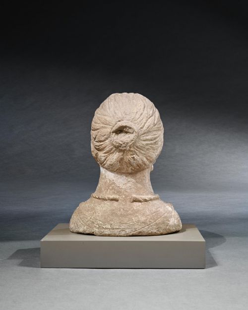 fig 3. Ancient Etruscan Votive Female Bust 4th Century Bc