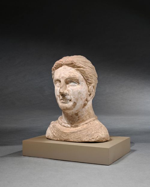fig 5. Ancient Etruscan Votive Female Bust 4th Century Bc