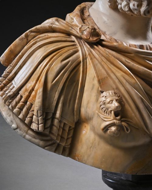 fig 6. A Huge And Important 18th Century Italian Carved Marble Bust Of Roman Emperor Septimius Severus, Attributed To The Cavaceppi Workshop