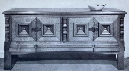 RARE MODEL CHARLES DUDOUYT MID 20TH CENTURY FRENCH ART DECO OAK SIDEBOARD - ADDITIONAL PHOTO 6