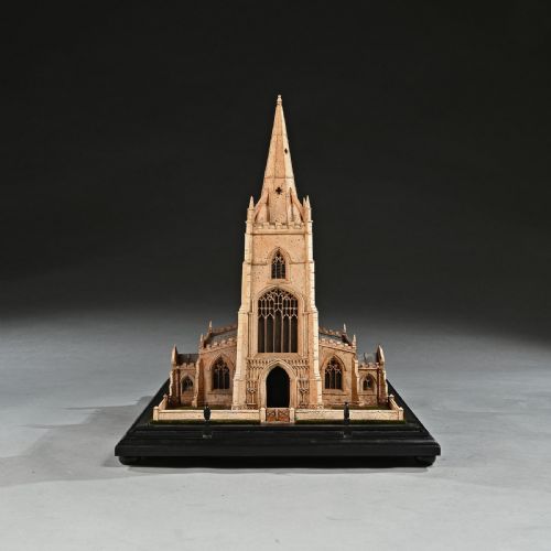 fig 5. Spectacular Scale Architectural Cork Model of an English Church by Cornelius Daniel Ward of Norwich c.1900