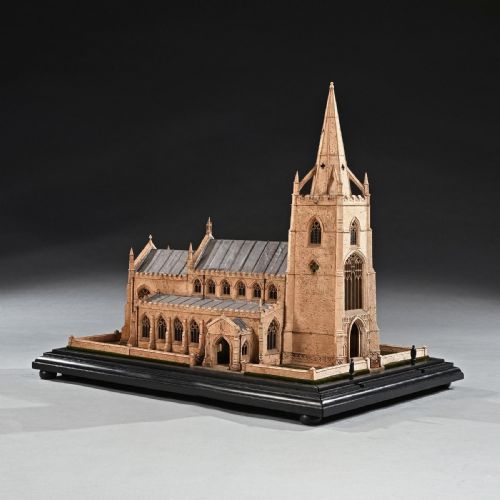 fig 6. Spectacular Scale Architectural Cork Model of an English Church by Cornelius Daniel Ward of Norwich c.1900