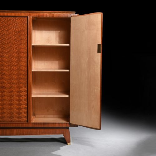 fig 1. Very Fine and Important Pair Of French Art Deco Cabinets By Jules Leleu
