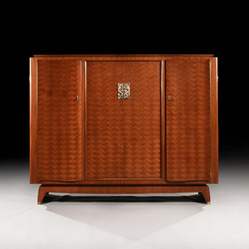 fig 5. Very Fine and Important Pair Of French Art Deco Cabinets By Jules Leleu
