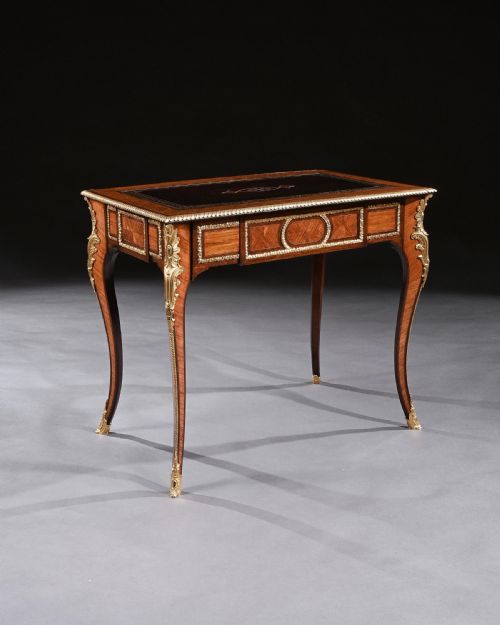 fig 2. French 19th Century Gilt-Bronze Mounted Writing Table of Fine Quality