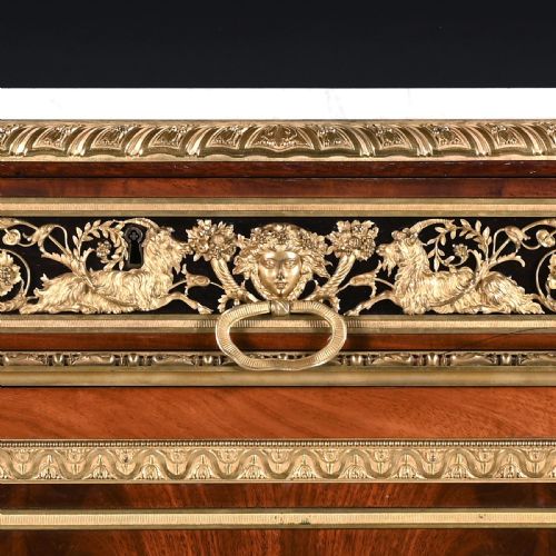 AN IMPORTANT 19TH CENTURY FRENCH HENRY DASSON COMMODE IN THE LOUIS XVI STYLE AFTER THE MODEL BY WEISWEILER - ADDITIONAL PHOTO 9