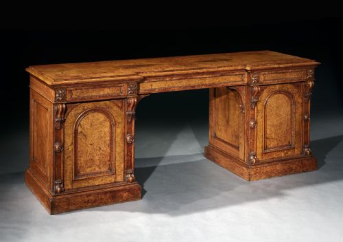 EXCEPTIONAL QUALITY POLLARD OAK MID19TH CENTURY SIDEBOARD - ADDITIONAL PHOTO 4