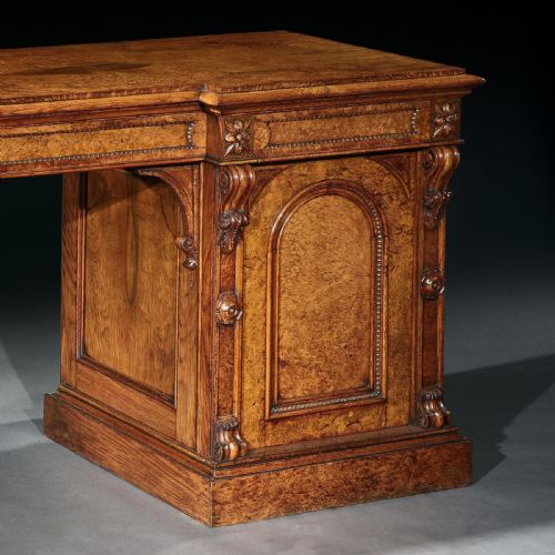 EXCEPTIONAL QUALITY POLLARD OAK MID19TH CENTURY SIDEBOARD - ADDITIONAL PHOTO 5