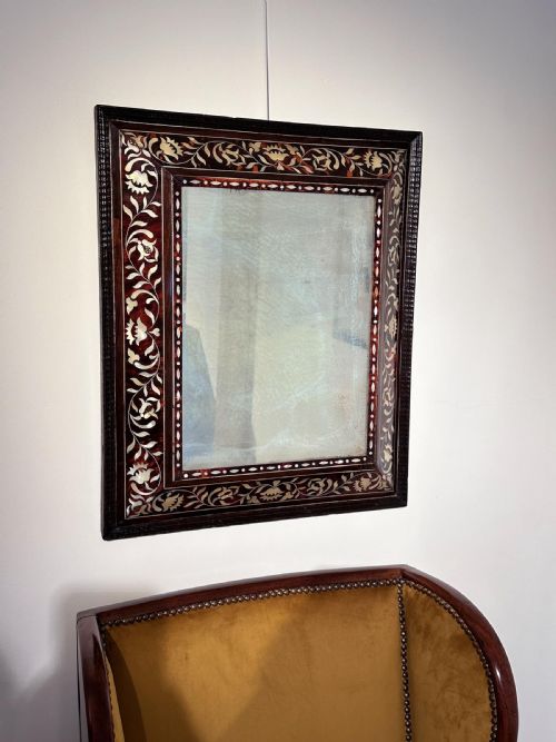 RARE PAIR OF SPANISH COLONIAL 18TH CENTURY TORTOISESHELL ENCONCHADO MIRRORS PERUVIAN OR MEXICAN - ADDITIONAL PHOTO 4