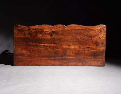 MID 18TH CENTURY LOUIS XV BOMBE SHAPED CHESTNUT PROVINCIAL COMMODE - ADDITIONAL PHOTO 13