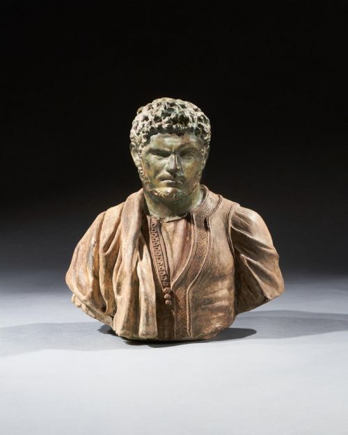 UNUSUAL PAIR OF LATE 19TH CENTURY PORTRAIT BUSTS OF CAESARS MARCUS AURELIUS AND CARACALLA - ADDITIONAL PHOTO 8