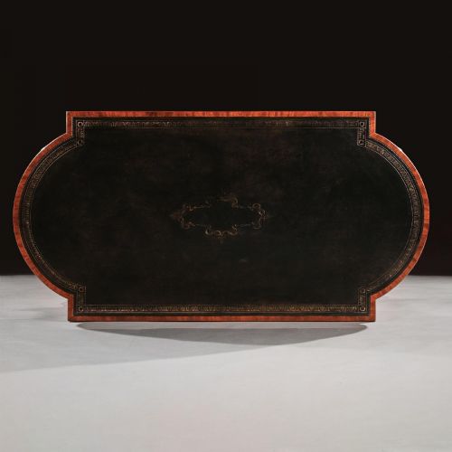 REGENCY MAHOGANY PARTNERS WRITING TABLE IN THE MANNER OF GEORGE SMITH - ADDITIONAL PHOTO 9