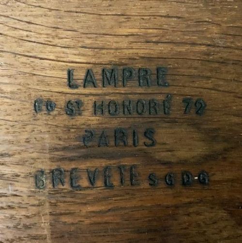 A FINE MAHOGANY LATE 19TH CENTURY ENVELOPE CARD TABLE BY ANTOINE LAMPRE PARIS - ADDITIONAL PHOTO 8