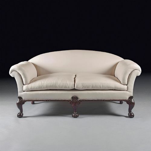 Fine 19th Century Ball and Claw Sofa After Howard and Sons