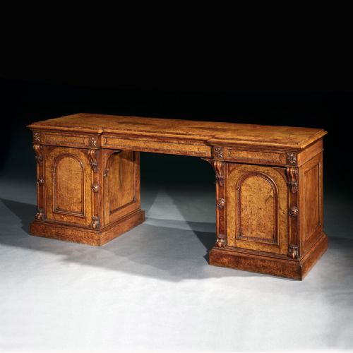 Exceptional Quality Pollard Oak Mid-19th Century Sideboard