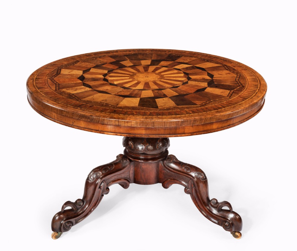 Exceptional And Rare 19thC Specimen Table View II