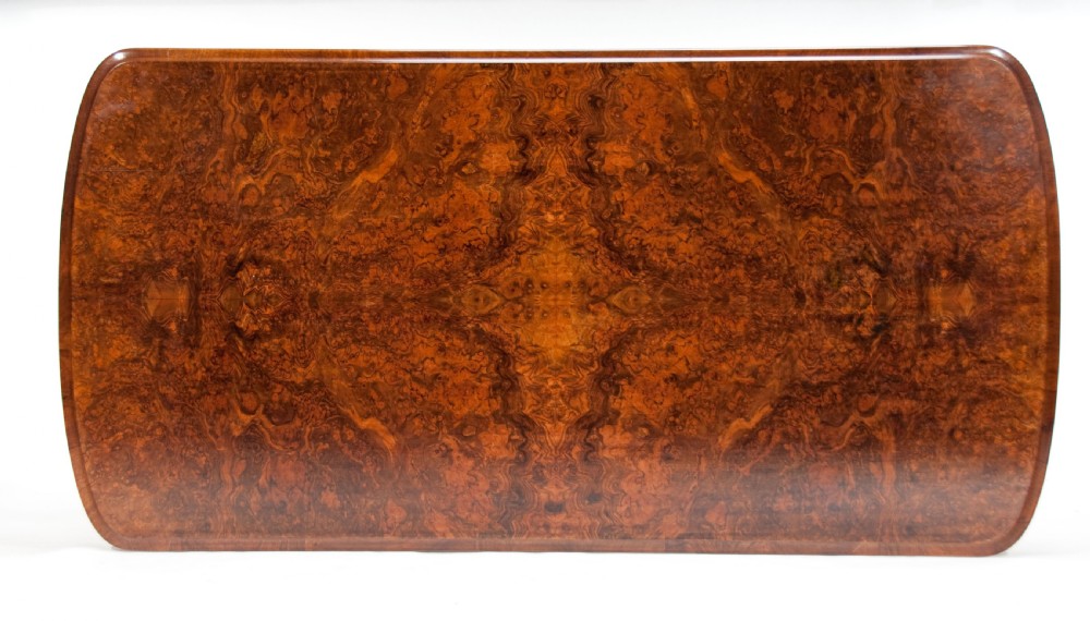 Quality Victorian Burr Walnut Freestanding Table  View XVI